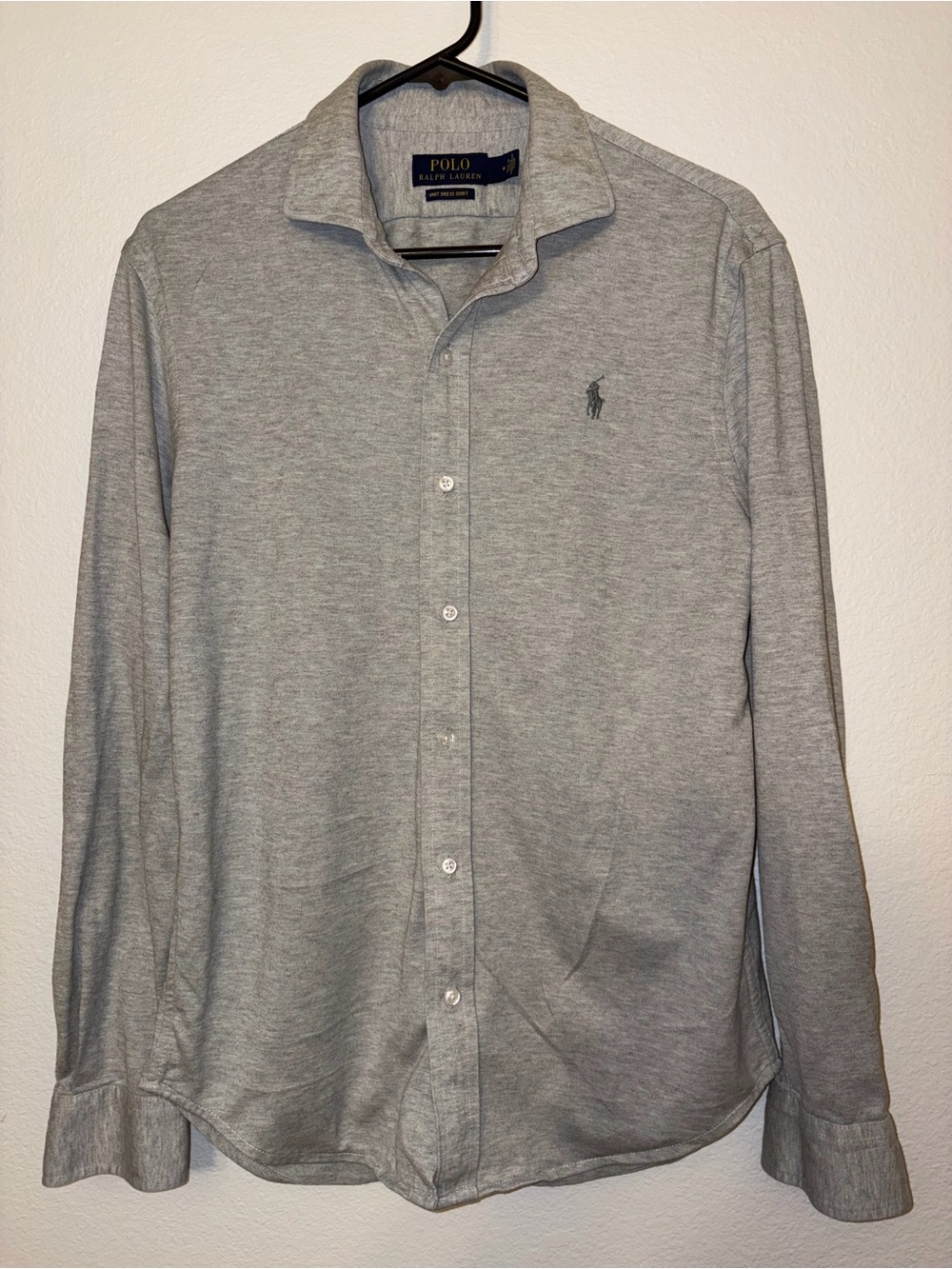 Polo Ralph Lauren Mens Knit Dress Shirt Size M Long Sleeve